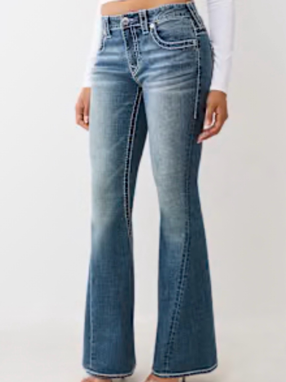 Women’s Mid Wash Flare Jeans